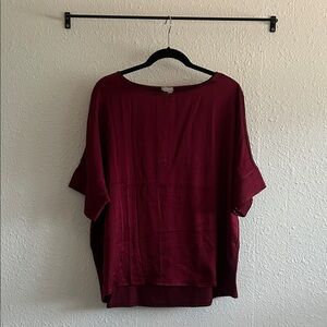 Chico's Deep Red Blouse